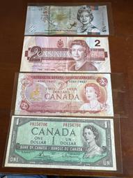 女王鈔1954加拿大1元年輕女王像 歷史價格詳細信息