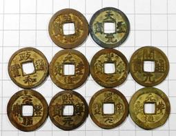RR085 明治.大正 稻一錢 銅幣 共10枚 歷史價格詳細信息
