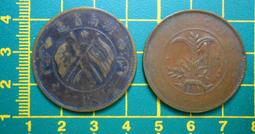 湖南省造當制錢二十文雙旗幣  移位 歷史價格詳細信息