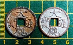 北宋大觀通寶折十，公博評級85分，字口清晰銹色漂亮，帶X光，2 歷史價格詳細信息