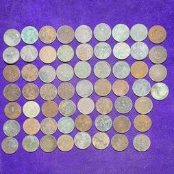 銅板銅幣大清銅板十枚一套隨機發貨不重復品種 仿古品 古玩古董收藏嬄 歷史價格詳細信息