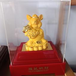 【福鼠聚財】金鼠 純金箔雕塑大櫥窗 歷史價格詳細信息