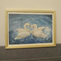 純手繪裝飾畫 純實木相框 手繪海螺貝殼 可放桌子上 可以掛墻8316 歷史價格詳細信息