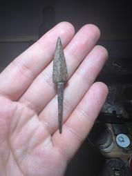 戰國青銅鏃尾 長度：2.65CM 直徑：2.64CM 此鏃尾36225122 歷史價格詳細信息