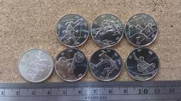 奧運紀念幣一套8枚全，帶塑料包裝盒，幣品相好，價格也比較優惠12184 歷史價格詳細信息