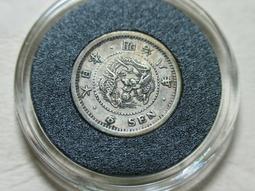 [日本銀幣]明治8年五錢 5錢 龍銀幣 (保真) 歷史價格詳細信息