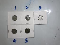 101 日本錢幣 錫幣 1錢昭和19 20年 5錢昭和19年 10錢昭和19年 共4枚 歷史價格詳細信息