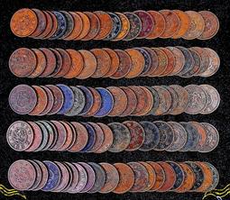 BC030 明治 龍二錢 銅幣 共10枚 歷史價格詳細信息