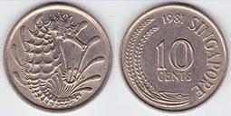 【全球硬幣】新加坡 1988 5 CENTS 5分 SINGAPORE 罕見年份 AU 歷史價格詳細信息
