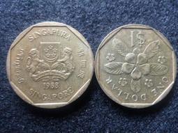 【全球郵幣】新加坡 1991年 10C 10分 SINGAPORE  coin AU 歷史價格詳細信息