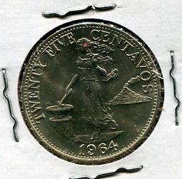 Philippines,菲律賓硬幣,1962,10sentimos 歷史價格詳細信息