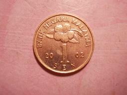 馬來西亞硬幣一對，6，按圖發貨。1200 歷史價格詳細信息