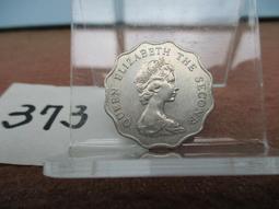 1975 年 香港 Hong Kong 澳門 2 元 貳圓 伊莉莎白 Second 2世 舊版 12邊 大型 古 錢幣 歷史價格詳細信息