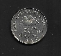 【無限】馬來西亞1998年20錢 歷史價格詳細信息
