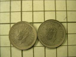 AX585 尼泊爾 1盧比20世紀中葉期 AU58 銀幣 共2盒壹標 歷史價格詳細信息