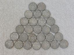 錢幣(7)~~十錢~~鋁幣~~大日本~~昭和15.16.17和18年~~27個合售 價格比較,價格查詢,歷史價格詳細信息