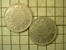 印度1940年喬治六世1/2派沙銅幣好品8394 歷史價格詳細信息