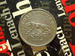 【麟雅堂】英屬印度1944(B)年２-Annas銅幣，喬治六世《KM 541a》 歷史價格詳細信息