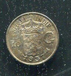 【銀幣】Neth. East Indie(荷屬東印度),1/10 G,K318,1941S #203661 品相9新AU 歷史價格詳細信息