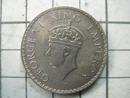 PS342 印度1940年 喬治 1Rupee盧比銀幣 歷史價格詳細信息