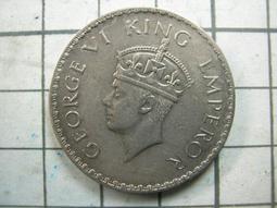 PS343 印度1940年 喬治 1Rupee盧比銀幣 歷史價格詳細信息