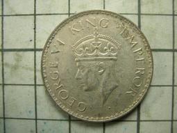 JA005 印度1940年 喬治 1/2半盧比銀幣 歷史價格詳細信息