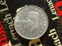 【麟雅堂】土耳其1973年５-Kurus銅幣，橡樹枝，全新《KM 890.2》 歷史價格詳細信息