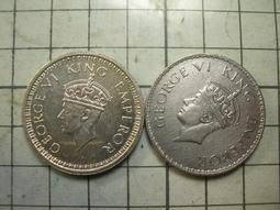 1945年喬六1安娜銅幣，印度英屬時期喬治六世，獨年版，比鎳16390 歷史價格詳細信息