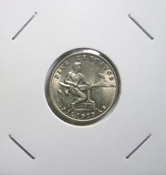 美屬菲律賓1903年加重大樣20分銀幣，首年版，原光好品相。10211 歷史價格詳細信息