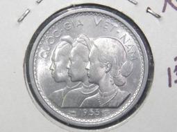 1953年南羅德西亞克朗大銀幣，紀念塞西爾羅德斯百年誕辰8301 歷史價格詳細信息