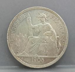 法屬印度支那1887年大法國之安南當二銅幣20mm 24D119 歷史價格詳細信息