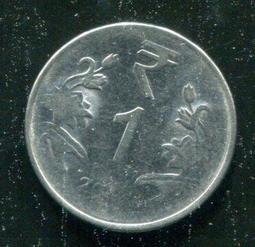 【硬幣】India (印度), 1 Rupee , K78.2 , 1976 #211563 品相9新AU 歷史價格詳細信息