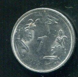 【硬幣】India (印度), 1 Rupee , K78.2 , 1976 #211563 品相9新AU 歷史價格詳細信息