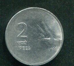 【硬幣】India (印度), 2 Rupee , K327 , 2009 #211631 品相全新UNC 歷史價格詳細信息