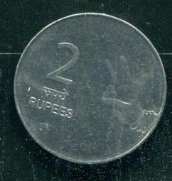 【硬幣】India (印度), 2 Rupee , K395 , 2015 #211642 品相9新AU 歷史價格詳細信息