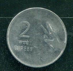 【硬幣】India (印度), 2 Rupee , K326 , 2007 #211627 品相9新AU 歷史價格詳細信息