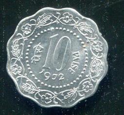 【硬幣】India (印度), 1 Paisa , K10.1 , 1968 #211506 品相全新UNC 歷史價格詳細信息