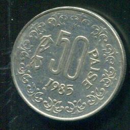 【硬幣】India (印度), 50 Paise , K69 , 1991 #211556 品相95新AU+ 歷史價格詳細信息