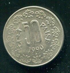【硬幣】India (印度), 50 Paise , K69 , 1991 #211556 品相95新AU+ 歷史價格詳細信息