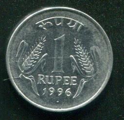 【硬幣】India (印度), 1 Rupee , K78.2 , 1976 #211563 品相9新AU 歷史價格詳細信息