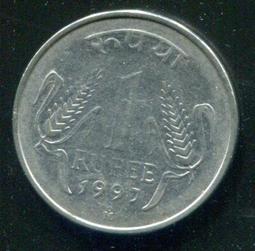 【硬幣】India (印度), 1 Rupee , K78.2 , 1976 #211563 品相9新AU 歷史價格詳細信息