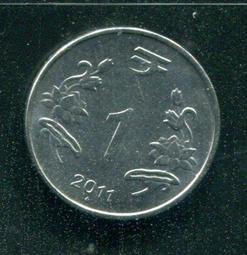 【硬幣】India (印度), 1 Rupee , K78.2 , 1976 #211563 品相9新AU 歷史價格詳細信息