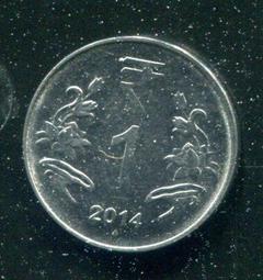 【硬幣】India (印度), 1 Rupee , K78.2 , 1976 #211563 品相9新AU 歷史價格詳細信息