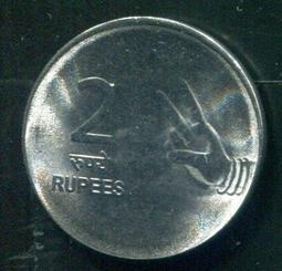 【硬幣】India (印度), 2 Rupee , K326 , 2007 #211627 品相9新AU 歷史價格詳細信息