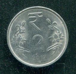 【硬幣】India (印度), 2 Rupee , K326 , 2007 #211627 品相9新AU 歷史價格詳細信息