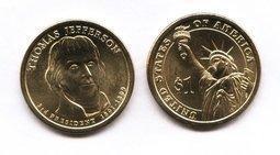 2007年美國總統幣第4枚 四任總統詹姆斯·麥迪遜紀念幣硬幣全新#紙幣#錢幣#外幣 歷史價格詳細信息