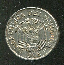 ECUADOR（厄瓜多爾硬幣），50-SUCRE，K93，1991，品相全新UNC 歷史價格詳細信息