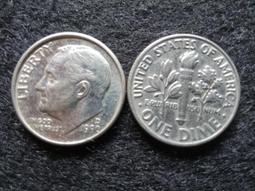 【全球硬幣】美國1990年D記 1角10分鎳幣one dime 稀有羅斯福總統 AU 價格比較,價格查詢,歷史價格詳細信息