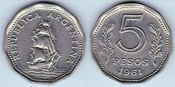 阿根廷5 peso 1974 歷史價格詳細信息
