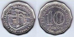 【全球郵幣】阿根廷1924年 ARGENTINA 10 CENTAVOS ,已沒流通,稀有AU 歷史價格詳細信息